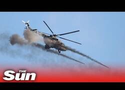Enlace a Momento en el que un helicóptero ruso es derribado cerca de Kiev