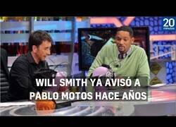 Enlace a El día que Will Smith avisó a Pablo Motos