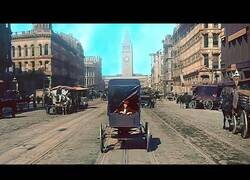 Enlace a Imágenes a color de las calles de San Francisco en 1906
