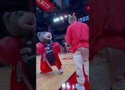 Enlace a Jake Paul noquea a la mascota de los Houston Rockets