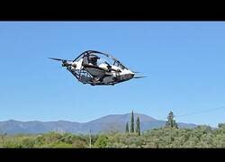 Enlace a Probando el dron hecho para transportar personas