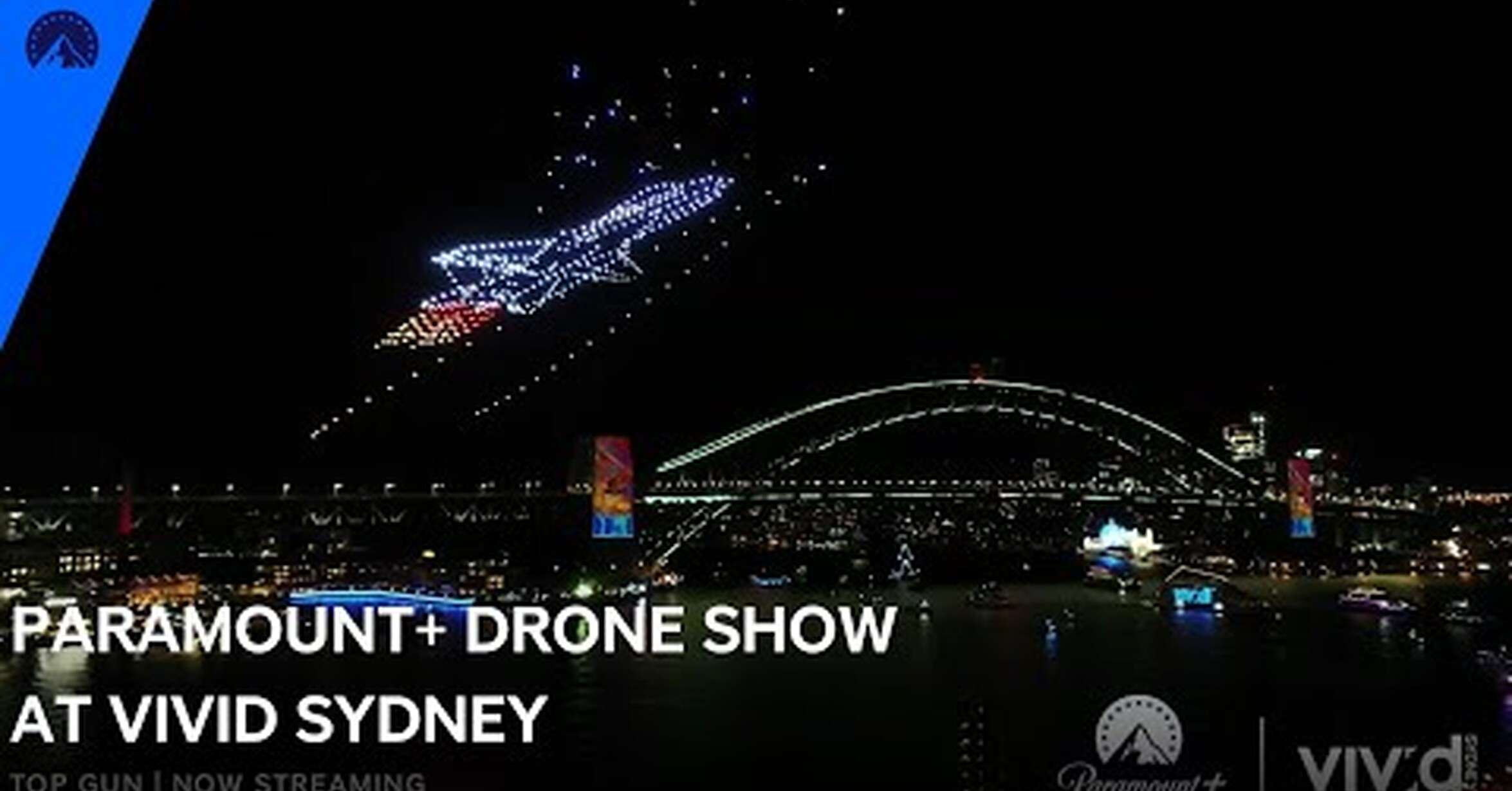 ¡No tengo tele! / El espectáculo de drones de Paramount+ en Sydney