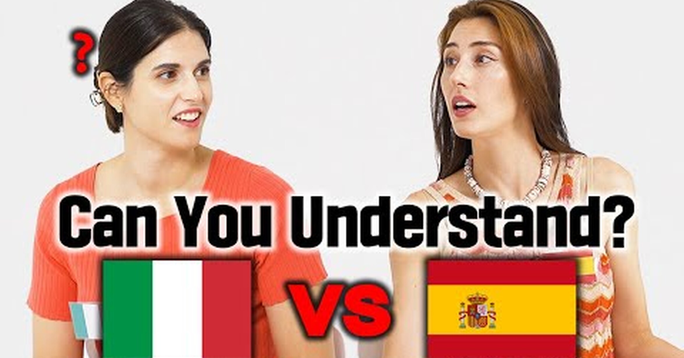 ¡No tengo tele! / ¿Pueden entenderse bien entre ellas una italiana y