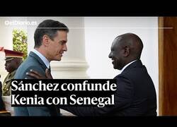 Enlace a Pedro Sánchez confunde Kenia con Senegal y el propio presidente keniata tiene que corregirle