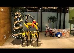 Enlace a Así felicitan la Navidad los robots de Boston Dynamics