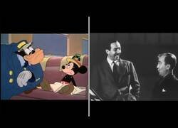 Enlace a Walt Disney poniendo voz a Mickey Mouse en 1940