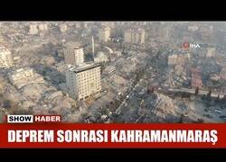 Enlace a Un dron sobrevuela la ciudad de Kahramanmaras, devastada por los terremotos