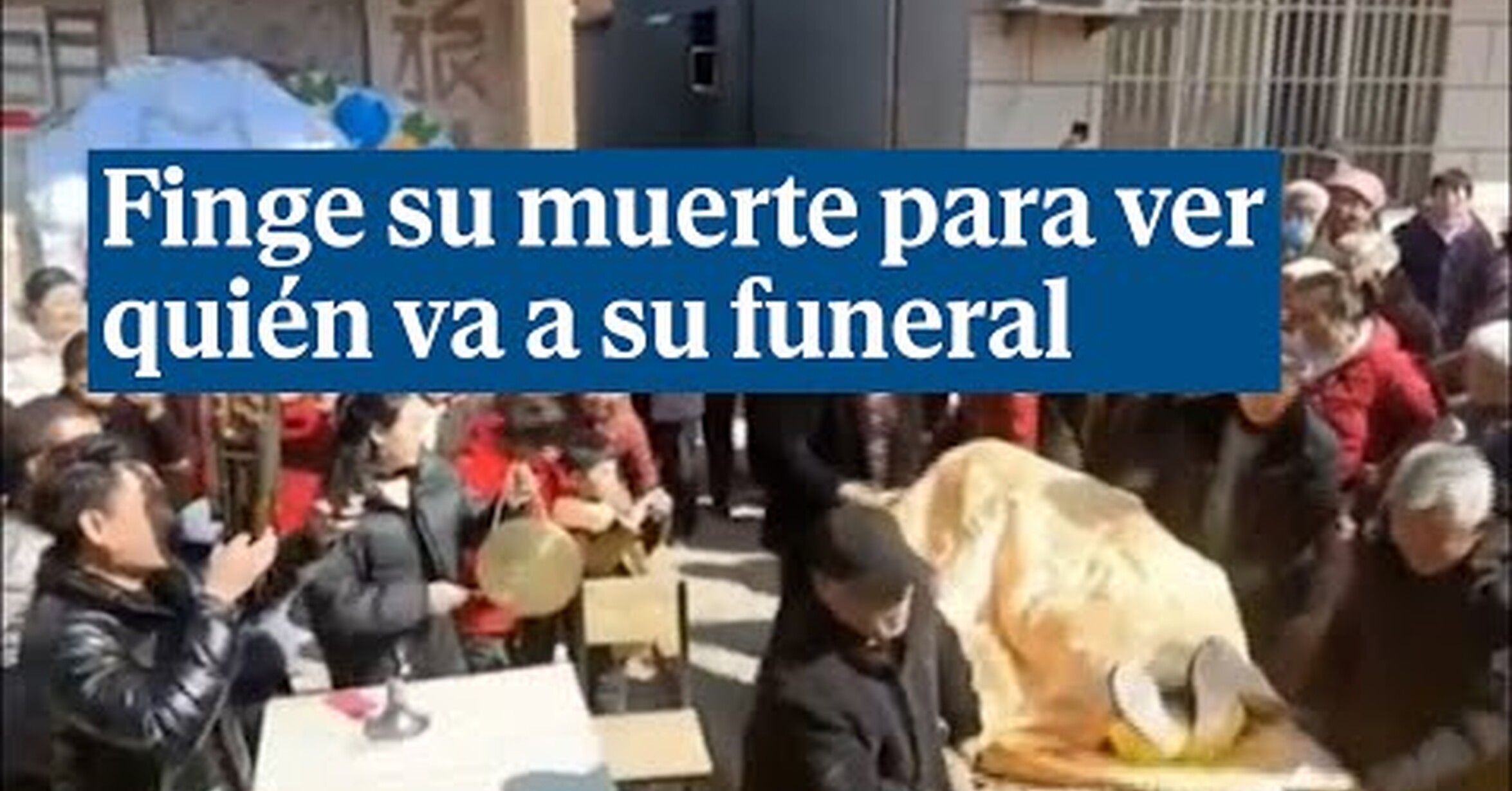 ¡No tengo tele! / Un anciano chino finge su muerte para ver quién va a