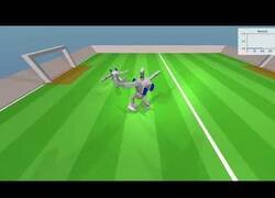 Enlace a Robots que saben jugar a fútbol y se levantan cuando caen
