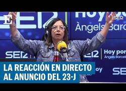 Enlace a La reacción de la periodista Àngels Barceló a la convocatoria de elecciones para el 23J