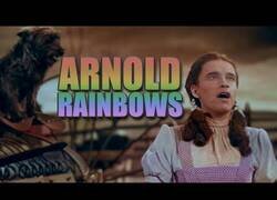 Enlace a Arnold Schwarzenegger cantando 'Somewhere Over The Rainbows'