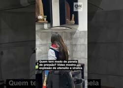 Enlace a Jóvenes brasileños captan la explosión de una olla a presión