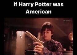 Enlace a Si Harry Potter fuera americano