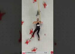 Enlace a Aleksandra Miroslaw supera el record de 'Speedclimbing'