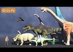 Enlace a Comparando el tamaño de los diferentes dinosauros