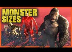 Enlace a Comparación 3D del tamaño de diferentes monstruos ficticios