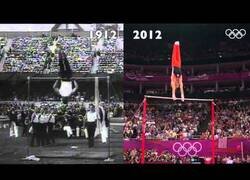 Enlace a 100 años de diferencia en los Juegos Olímpicos