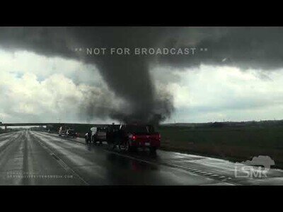 Increíble tornado en Lincoln, Nebraska
