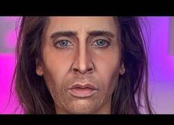 Enlace a Esta mujer se maquilla para transformarse en Nicolas Cage