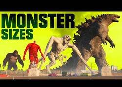 Enlace a Comparación 3D del tamaños de diferentes monstruos ficticios