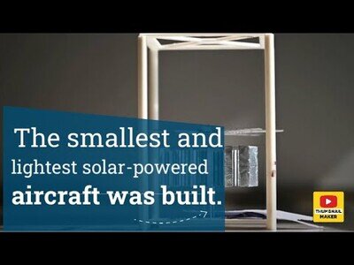 Este pequeño dron solar se mantiene en el aire sin baterías