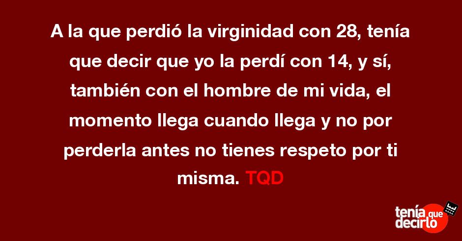 Cuando Pierdes La Virginidad Se Nota