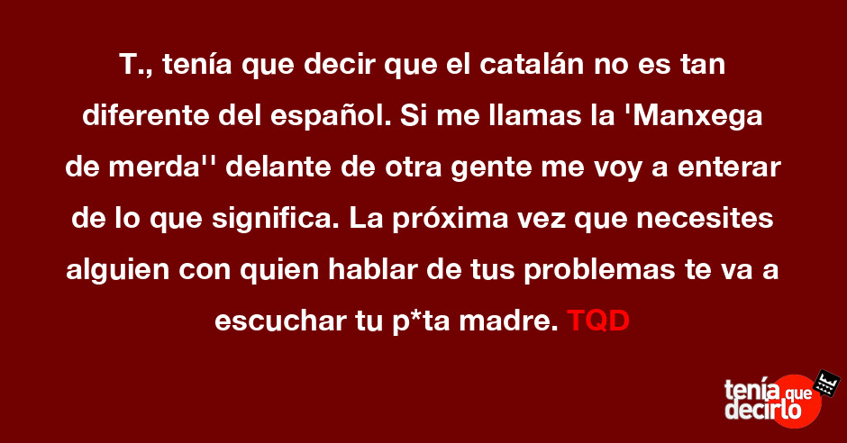 Catalán y Español: tan diferente?