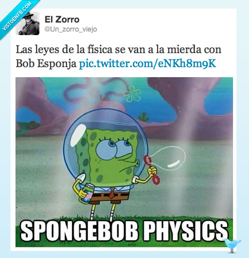 Vef Visto En Las Redes Las Leyes De La Fisica Segun Bob