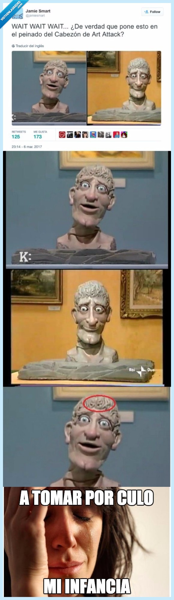 El Mensaje Subliminal Que Se Esconde En El Cabezon De Art Attack Ha Arruinado Nuestra Infancia