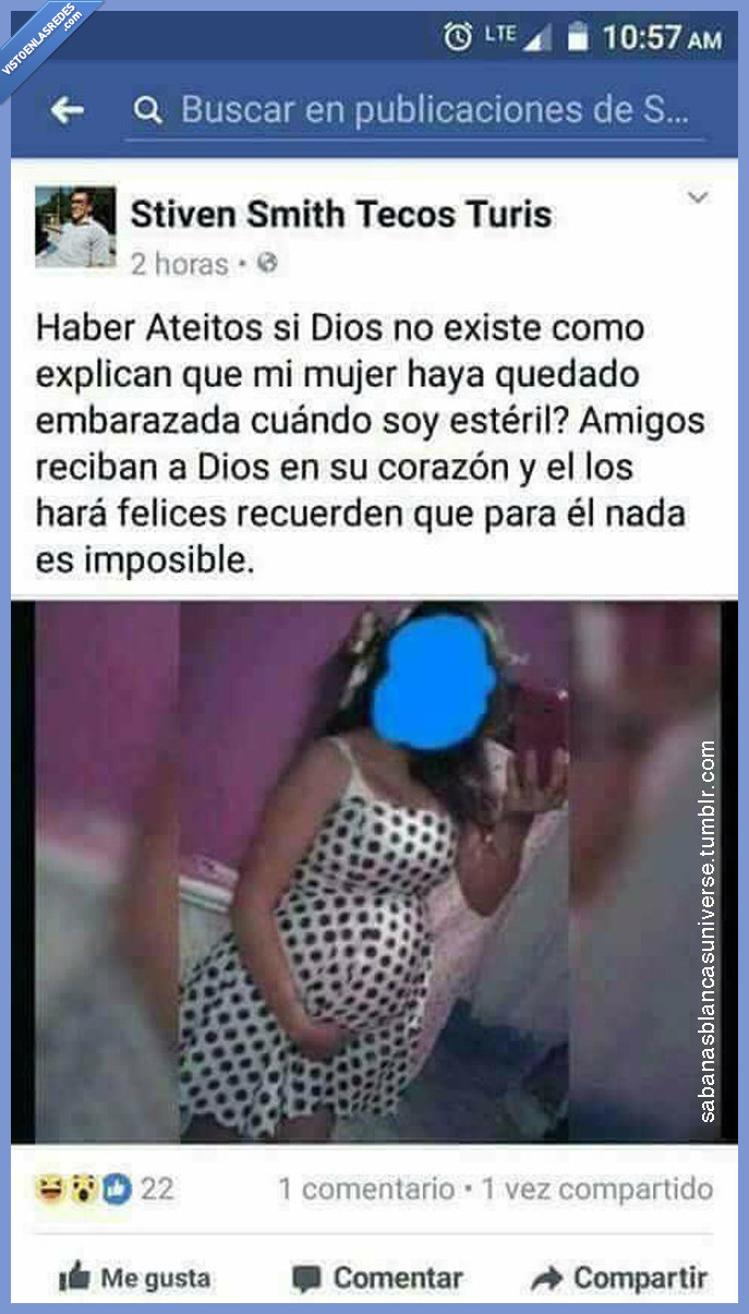 Cuando La Fe Te Nubla La Vista Y No Puedes Ver El Par De Cuernos Que Tu Mujer Te Ha Puesto
