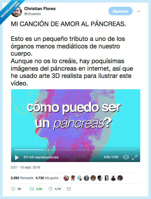496522 - Le hace una canción trap de amor al páncreas y hemos aprendido cosas que no sabíamos ni que existían, por @Chraetian