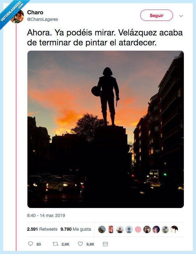 pasada,mirar,velazquez,atardecer