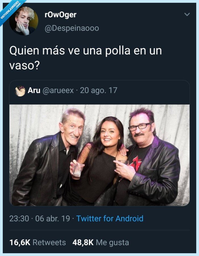 Despeinaooo,Twitter,fotografía,grande,chica,brazo,confusión,ilusión,camisa,rosa,vaso