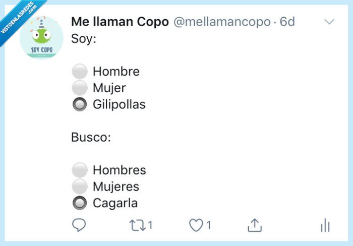 Hombre,mujer,yo,bobo