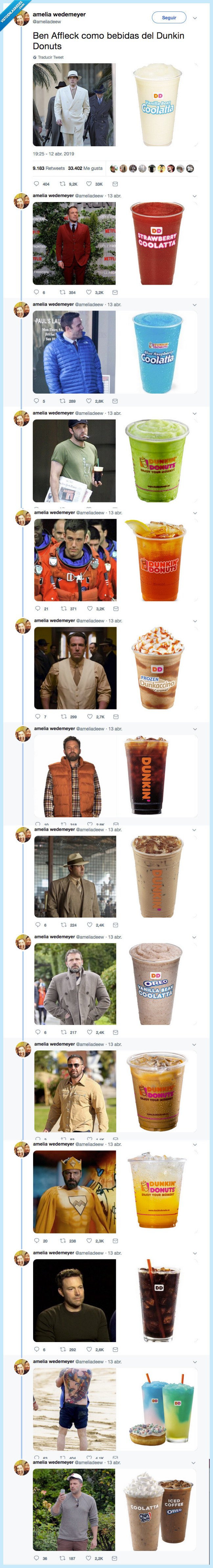 batido,bebidas,donuts,affleck