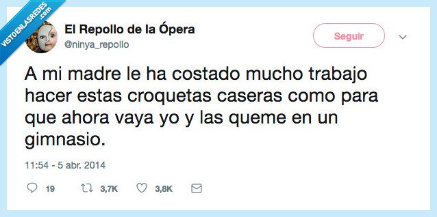 croquetas,caseras,gimnasio,aprovechar,desagradecido