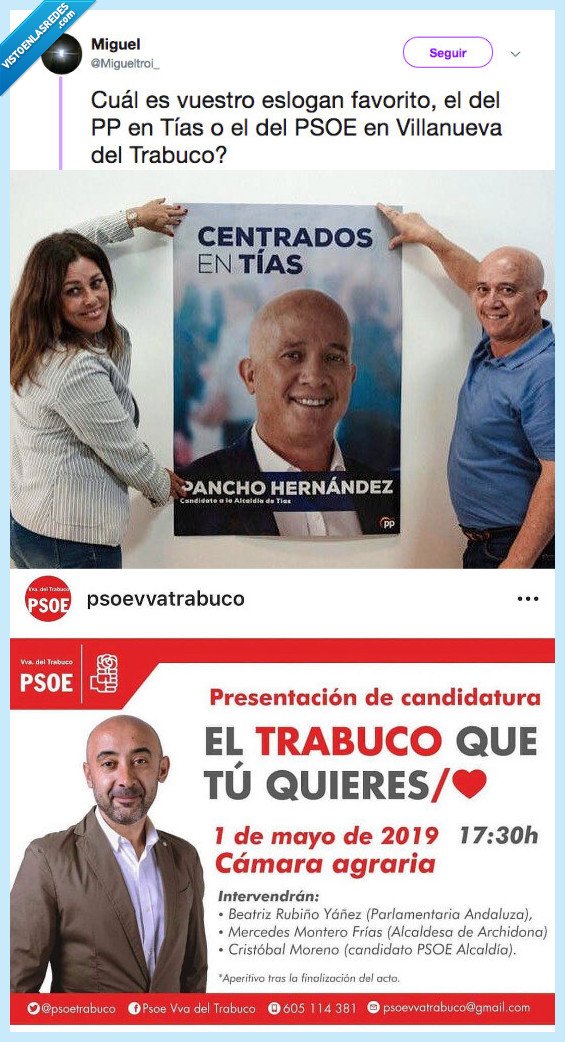 516989 - Y el oscar a el mejor eslogan de las elecciones es para... ¿PP O PSOE?, por @Migueltroi_