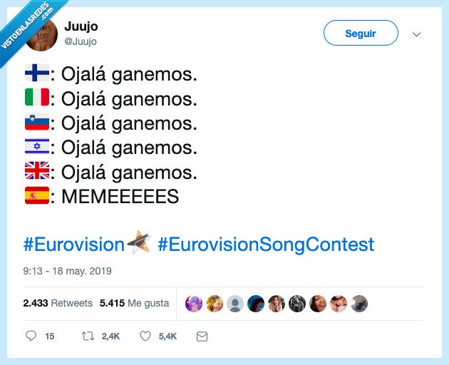 memes,lo que nos gusta,eurovision