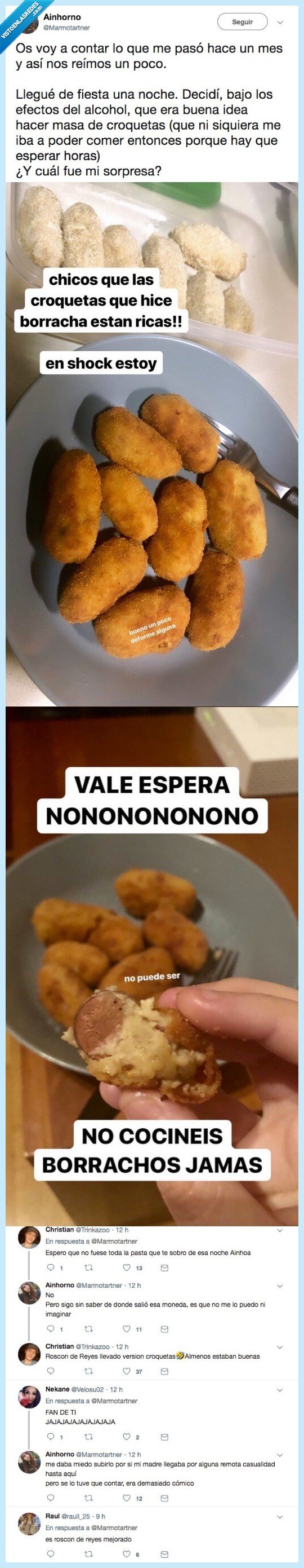 croquetas,mala idea,borracha,hacer