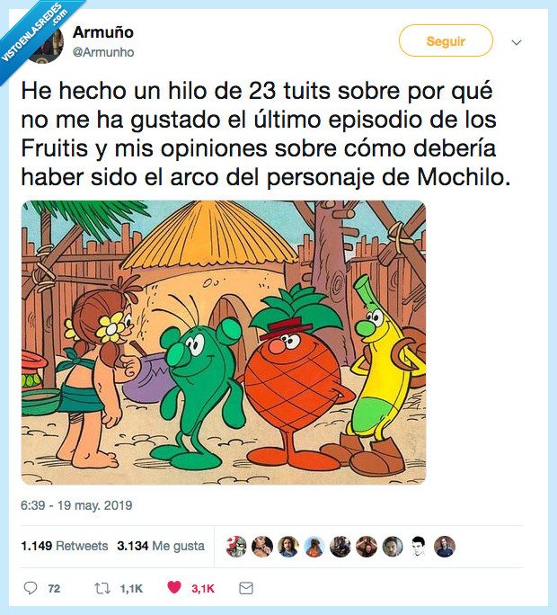 hilo,23 tuit,mochilo