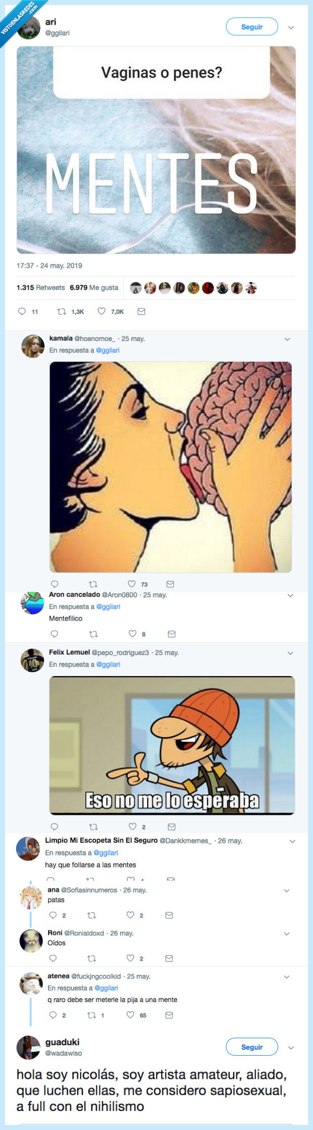 mentes,sapio,mira a dormir eh