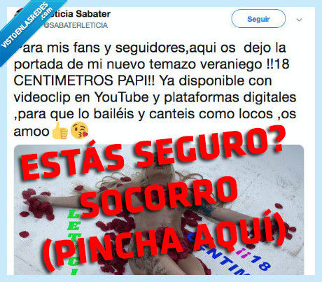 518753 - Leticia Sabater ha sacado un nuevo tema