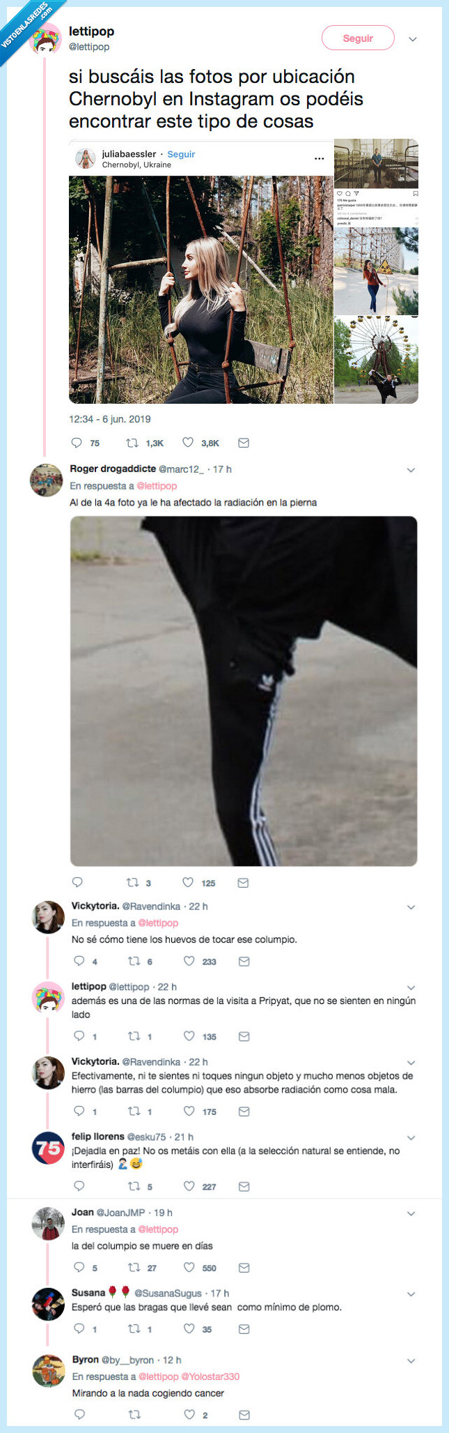 chernobil,holocauto,radiacion,juventud,milenials,fotos,instagram