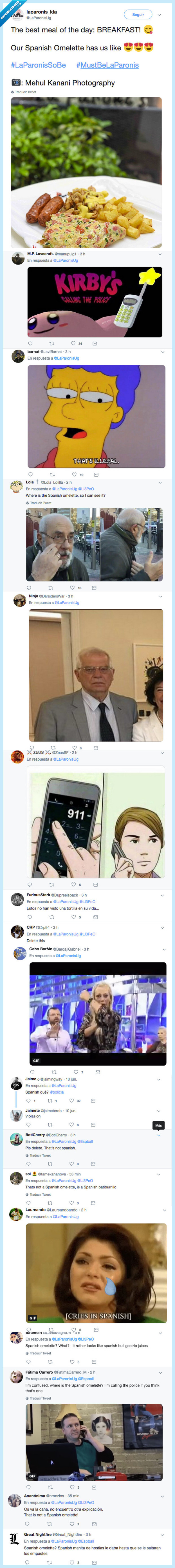 espa&ntilde;ita,tortilla,aberraci&oacute;n,twitter