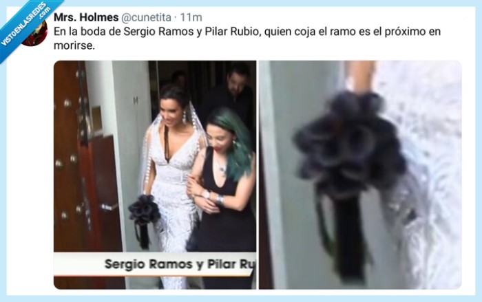 Sergio,Ramos,Pilar Rubio,boda,fútbol,ramo,humor,chiste,risas,España,noticia