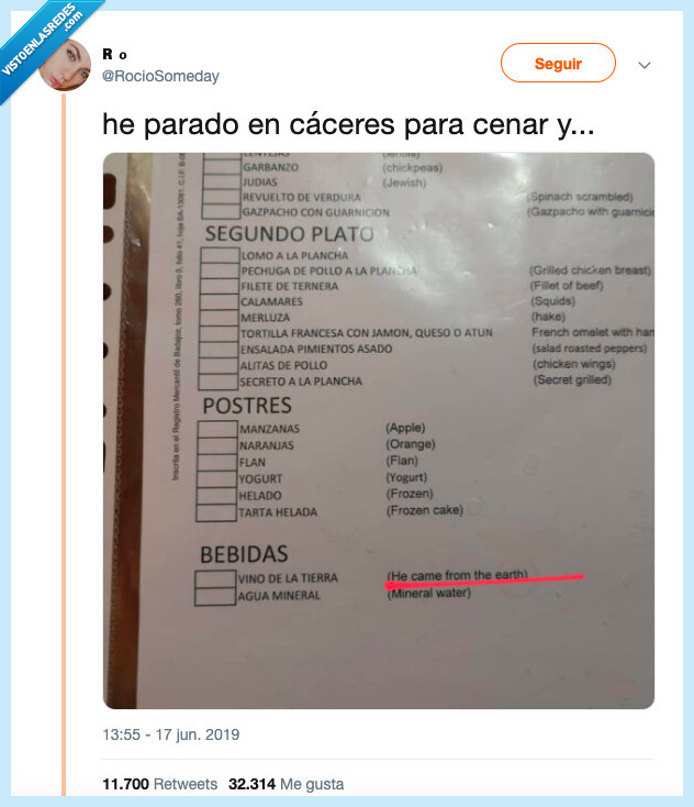 google translate,caceres,cenar,vino