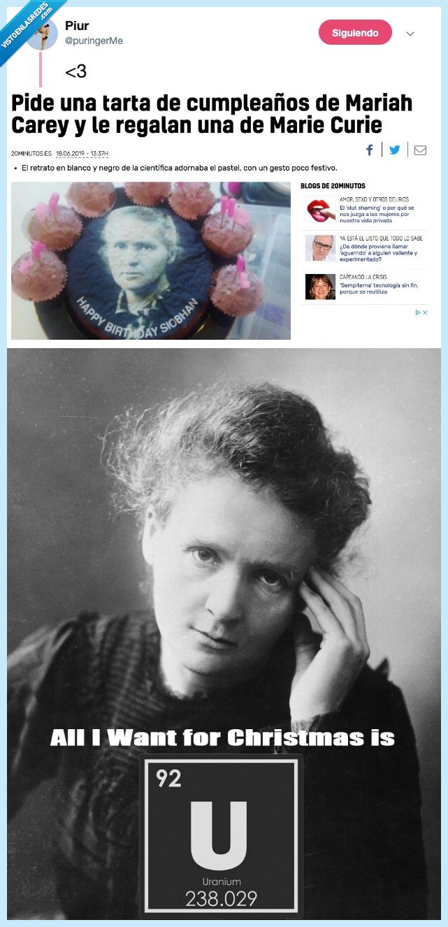 pobre,tarta,marie curie,uranio