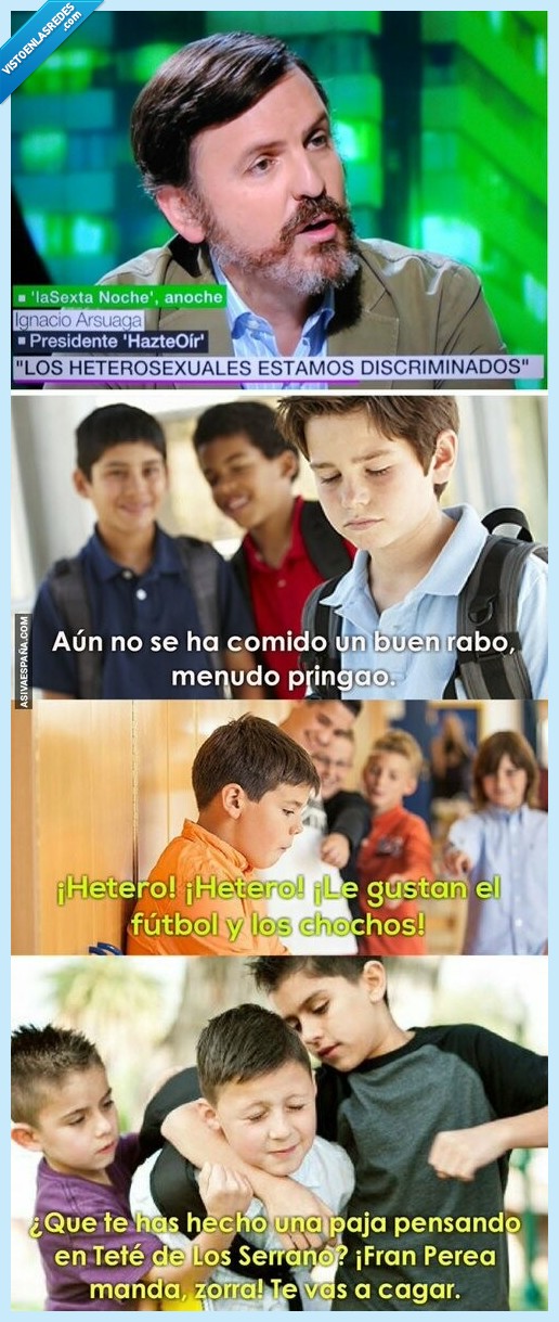 hetero,discriminado,se queja