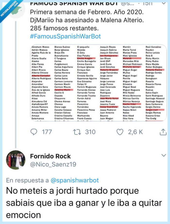 Jordi hurtado,inmortal,famous war bot