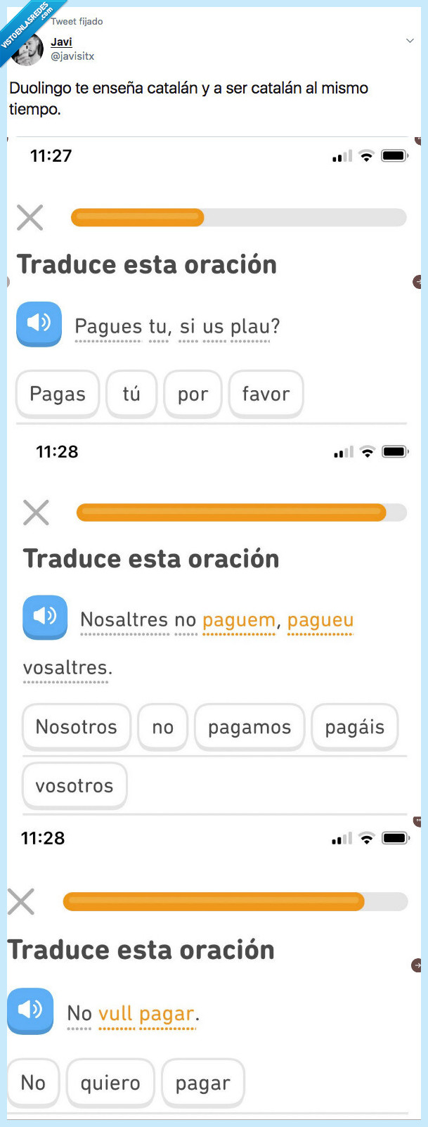 522036 - Duolingo te hace una inmersión lingüitica completa al catalán, por @javisitx